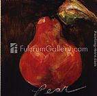 Unknown Artist Red Pear painting
